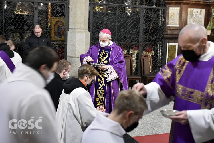 Środa Popielcowa w świdnickiej katedrze