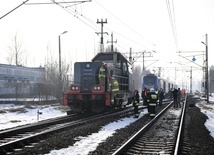 Zderzenie pociągu z lokomotywą