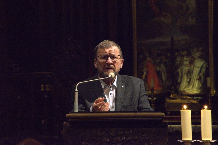 Jacek Pulikowski z konferencją w Gdańsku