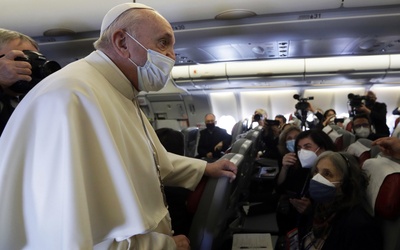 Papież do dziennikarzy: Podróż do Iraku obowiązkiem wobec tej umęczonej ziemi