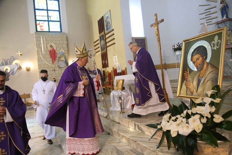 Poświęcenie witraży, drogi krzyżowej i obrazu św. Józefa