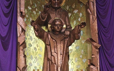 Wizerunek św. Józefa w złotołańskim kościele.