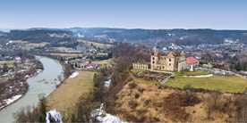 Ruiny klasztoru karmelitów bosych na wzgórzu Marymont.