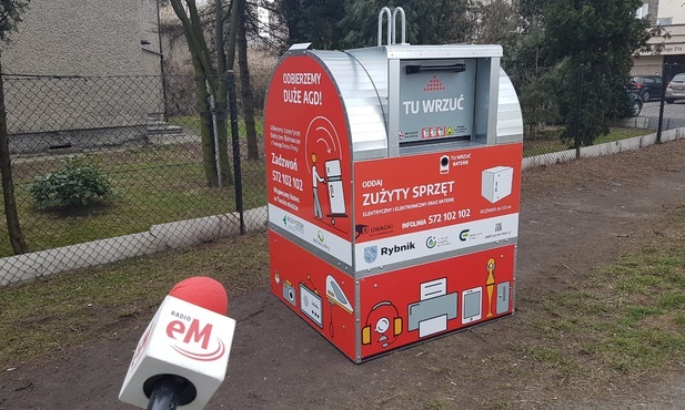 Rybnik. W mieście pojawiły się specjalne pojemniki na elektrośmieci