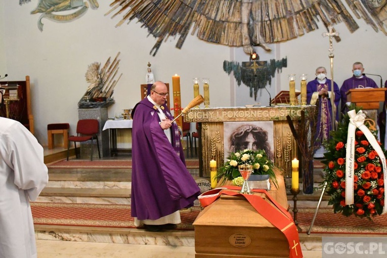 Ostatnie pożegnanie śp. ks. Zygmunta Lisieckiego