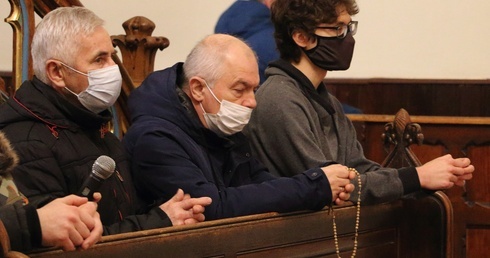 Męski Różaniec ze św. Józefem
