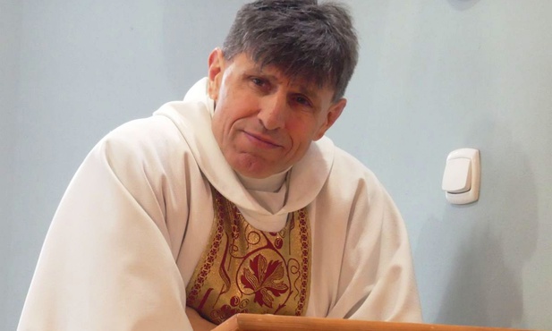 Ks. Nikos Skuras sprawował odpustową Mszę św. u św. Józefa na Grzybowej.