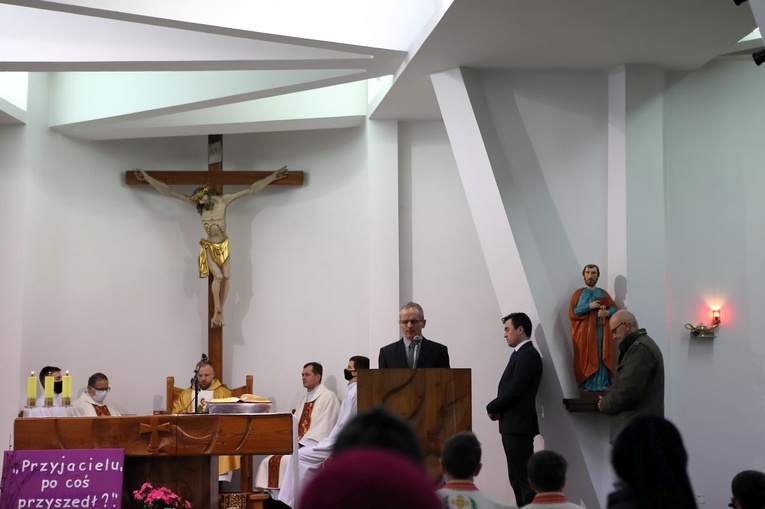 Sztandar Męskiej Grupy Apostolskiej z Krościenka