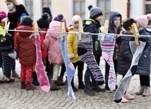 ▲	W polkowickiej akcji brały udział dzieci z tamtejszych przedszkoli i szkół.