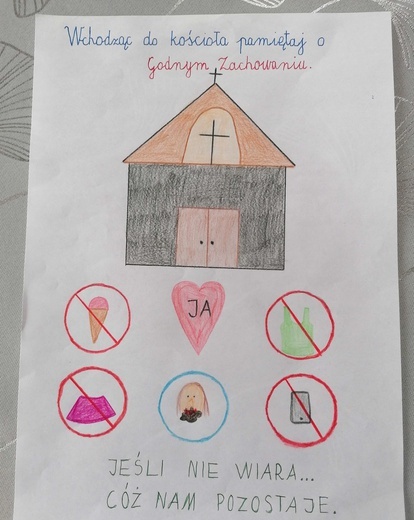 Rysunki i relacje z rekolekcji