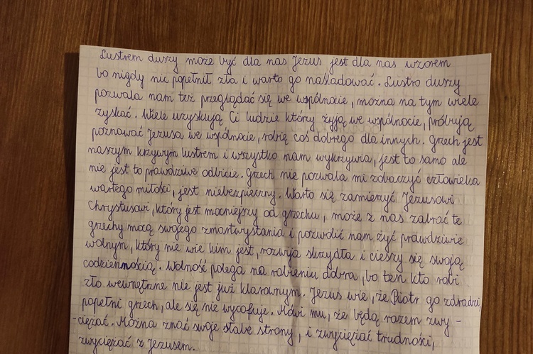 Rysunki i relacje z rekolekcji