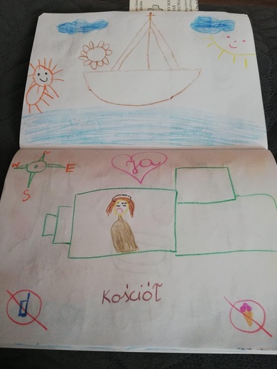 Rysunki i relacje z rekolekcji