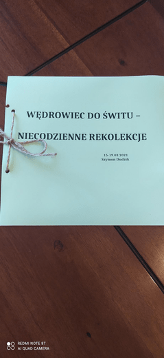 Rysunki i relacje z rekolekcji