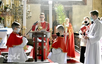 Pierwsza część celebry odbyła się w kaplicy Matki Bożej Świdnickiej.