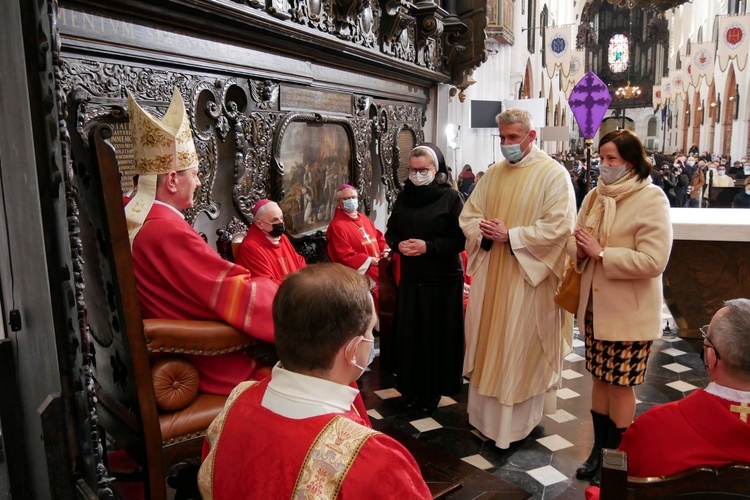 Ingres abp. Wojdy do archikatedry oliwskiej