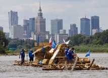 Flisacy z Ulanowa twierdzą, że budują najładniejsze tratwy.