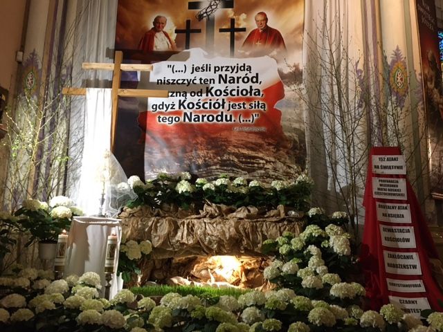 Baboszewo. Grób Pański w parafii św. Urbana