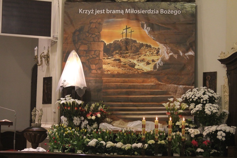 Płock. Grób Pański w parafii św. Jana Chrzciciela