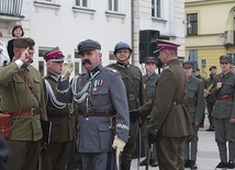 ▲	Obrona przed bolszewikami i wizyta Marszałka to jedne z najważniejszych wydarzeń płockiej historii, które są tematem rekonstrukcji historycznych (zdjęcie z 2016 r.).