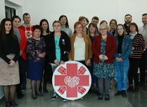 Zespół lubelskiej Caritas.