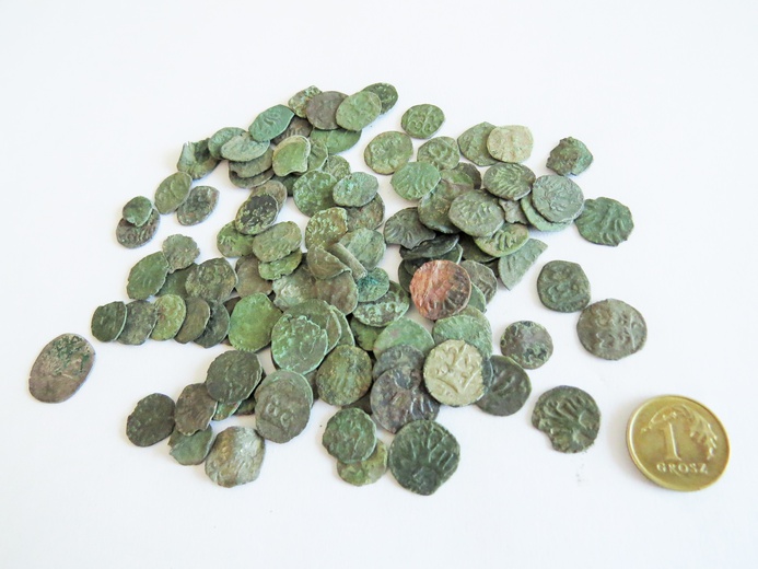 Skarb odnaleziony w Goźlicach. 