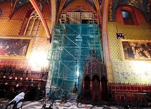 ▲	U franciszkanów wciąż trwają prace konserwatorskie.
