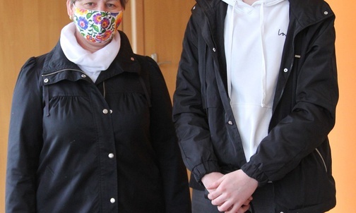 Bożena Graca (L) i Ania Hajost oddawały krew już po raz kolejny.
