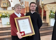 Krystyna Malicka odebrała medal "Benemerenti in Opere Evangelizationis"