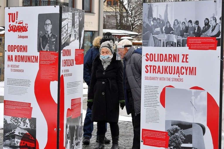 Wystawa o historii Solidarności pod Giewontem 