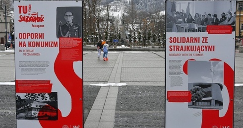 Wystawa o historii Solidarności pod Giewontem 