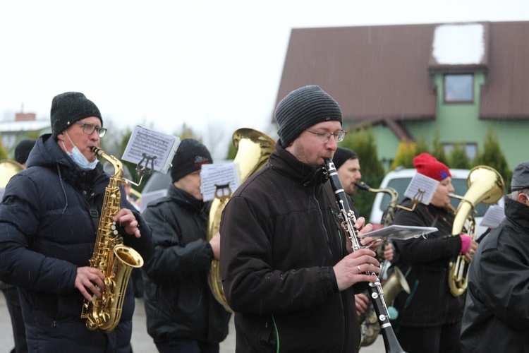 Ostatnie pożegnanie organisty śp. Rudolfa Karety w Jasienicy