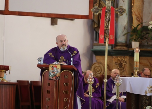 Ostatnie pożegnanie organisty śp. Rudolfa Karety w Jasienicy