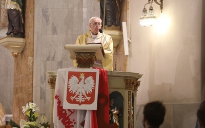 Homilię wygłosił ks. prał. Stanisław Czernik.
