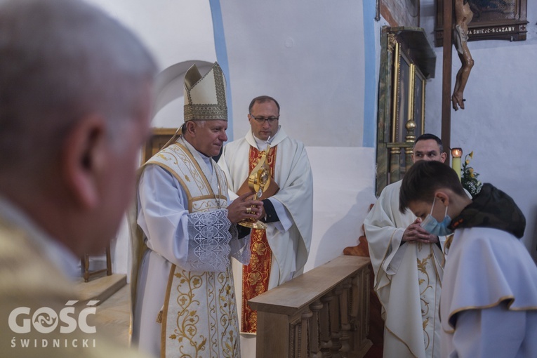 Lutomia Dolna. Intronizacja relikwii św. Jana Pawła II