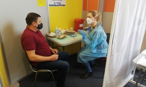 Bielsko-Biała. Uruchomiono pierwszy w woj. śląskim punkt szczepień masowych 