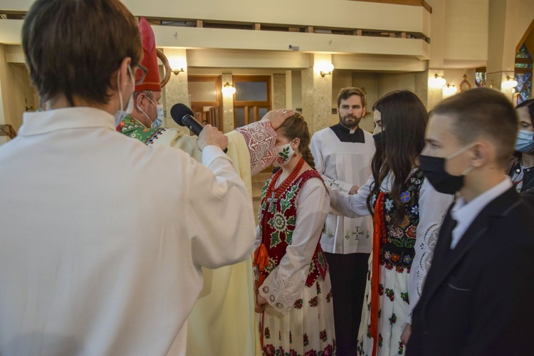 Bierzmowanie w Ochotnicy Górnej