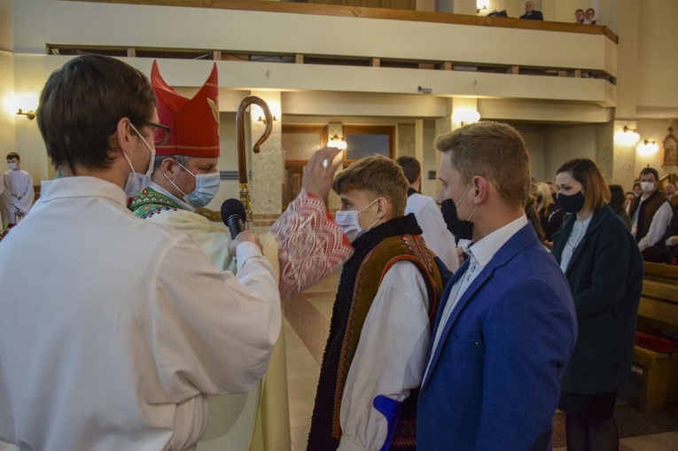 Bierzmowanie w Ochotnicy Górnej