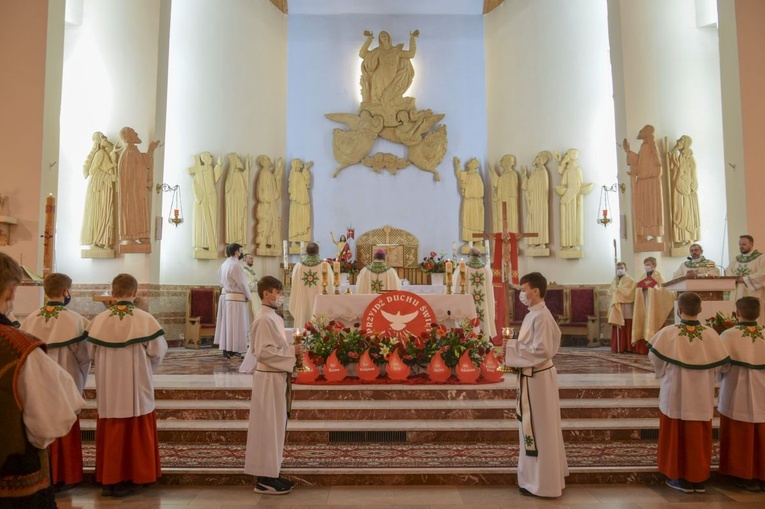 Bierzmowanie w Ochotnicy Górnej
