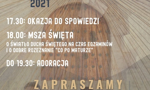 Cieszyn zaprasza do modltwy za maturzystów