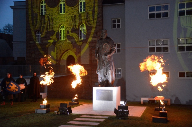 Odsłonięcie pomnika Władysława Opolczyka