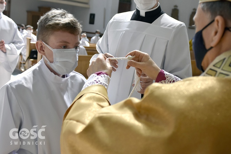 Błogosławieństwo ceremoniarzy i lektorów w diecezji świdnickiej 2021