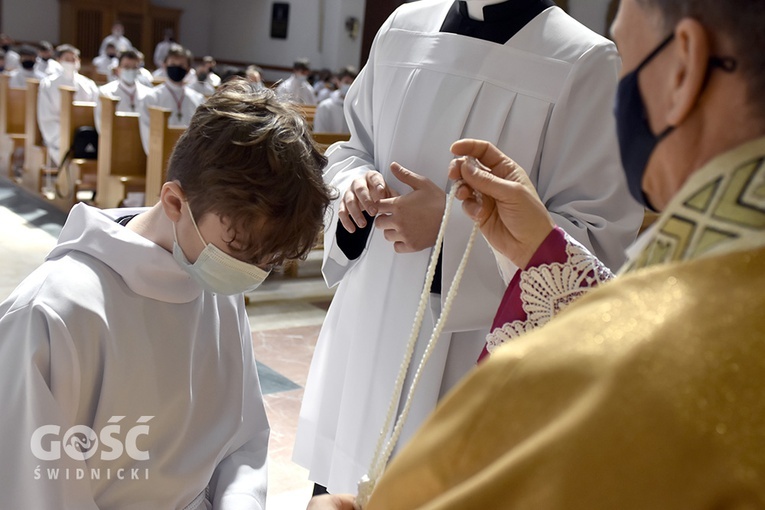 Błogosławieństwo ceremoniarzy i lektorów w diecezji świdnickiej 2021