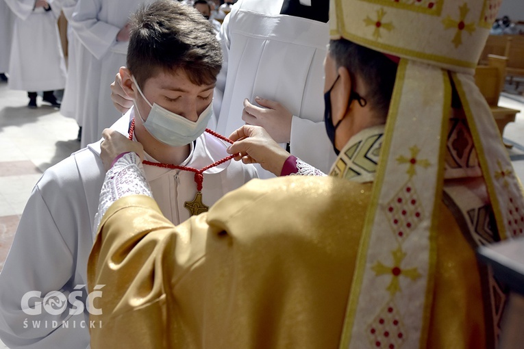 Błogosławieństwo ceremoniarzy i lektorów w diecezji świdnickiej 2021