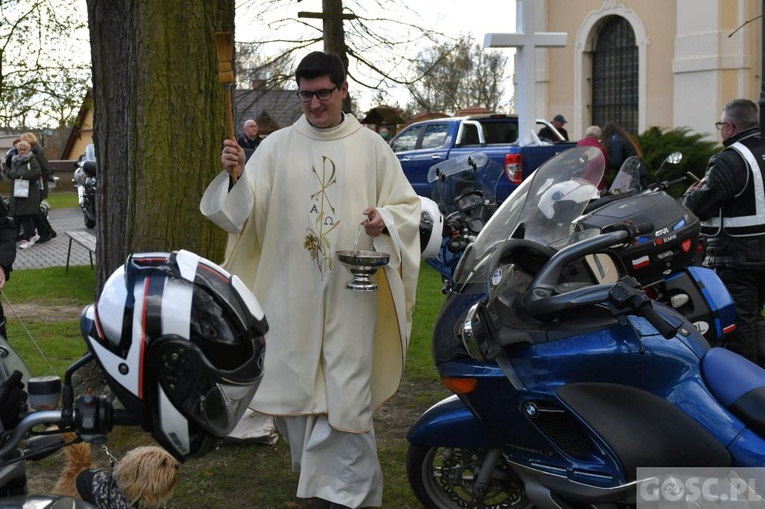 Modlitwa w intencji motocyklistów w Rokitnie