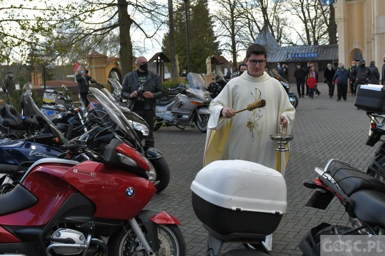 Modlitwa w intencji motocyklistów w Rokitnie