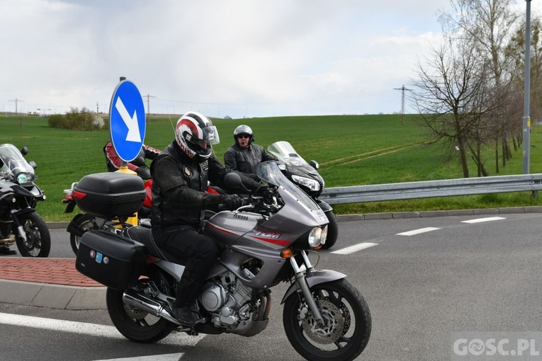 Modlitwa w intencji motocyklistów w Rokitnie