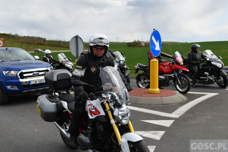 Modlitwa w intencji motocyklistów w Rokitnie