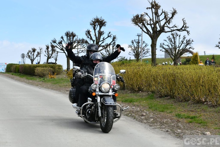 Modlitwa w intencji motocyklistów w Rokitnie