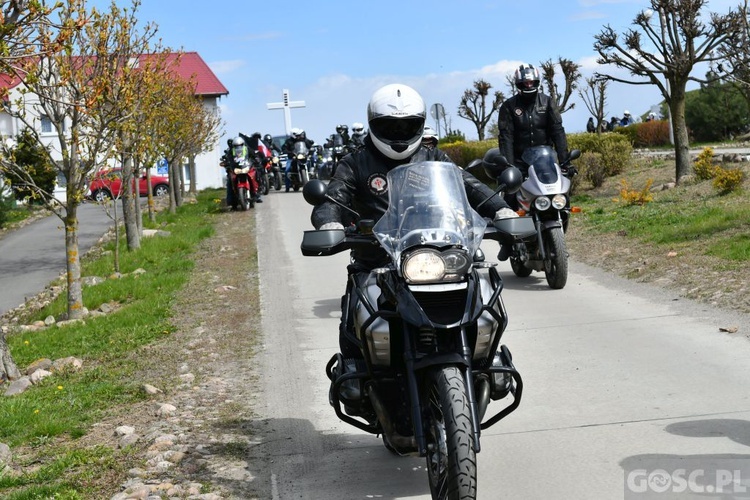 Modlitwa w intencji motocyklistów w Rokitnie