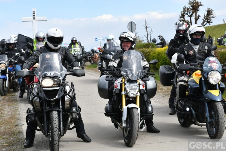 Modlitwa w intencji motocyklistów w Rokitnie